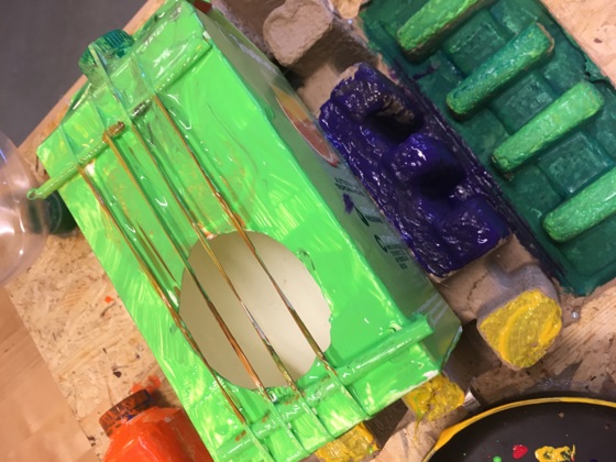 Färglagt fantasiinstrument